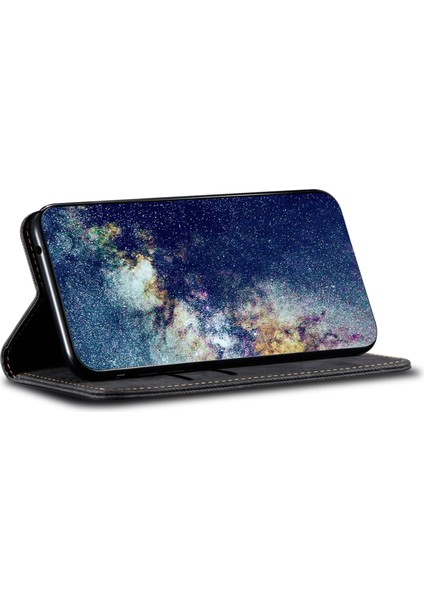Xiaomi Poco F5 Pro 5g/redmi K60 Pro 5G/K60 5g Cüzdan Stand Kot Doku Pu Deri Manyetik Oto Absorbed Telefon Kılıfı Black Için Cep Telefon Kapağı (Yurt Dışından) fırsatları