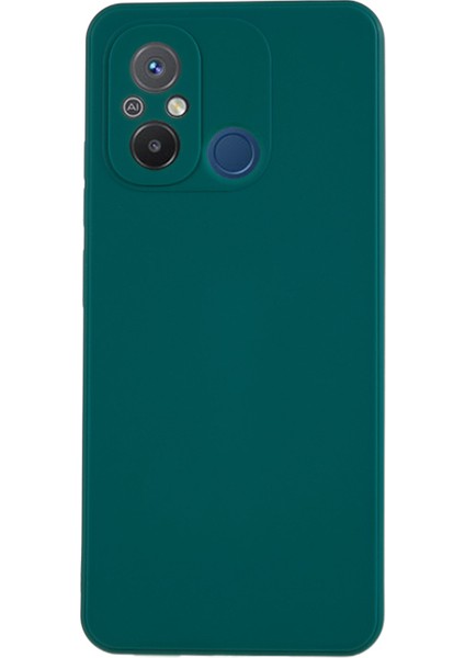 Xiaomi Redmi Için 12C 4g Tpu Hassas Kesme Telefon Kılıfı Düz ​​kenar Etkisi Dirençli Şok Geçirmez Kapak-Army Yeşil (Yurt Dışından)