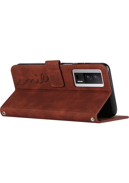 Xiaomi Için Poco F5 Pro 5g/redmi K60 Pro 5G/K60 5g Telefon Stand Pu Deri Pu Deri Baskı Kalp Şekil (Yurt Dışından) indirimleri