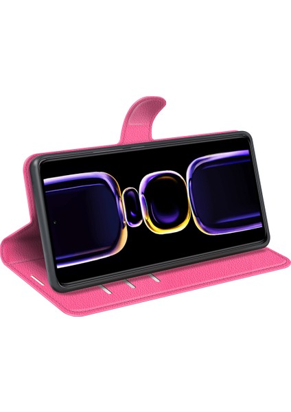 Xiaomi Poco F5 Pro 5g/redmi K60 Pro 5G/K60 5g Litchi Doku Pu Deri Cüzdan Şok Geçirmez Telefon Kapağı-Sol (Yurt Dışından) fırsatları