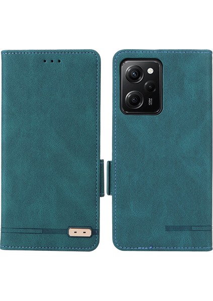 Xiaomi Redmi Için Note 12 Pro Speed ​​5g/poco X5 Pro 5g/redmi Note 12 Pro 5g Deri Cüzdan Telefon Kılıfı Stand Flip Cep Telefonu Kapak Blue (Yurt Dışından)
