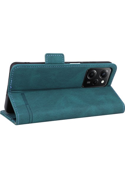 Xiaomi Redmi Için Note 12 Pro Speed ​​5g/poco X5 Pro 5g/redmi Note 12 Pro 5g Deri Cüzdan Telefon Kılıfı Stand Flip Cep Telefonu Kapak Blue (Yurt Dışından) fırsatları