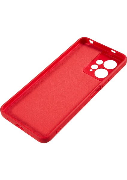 Xiaomi Için Redmi Note 12 4g Ka Tpu Telefon Kılıfı Fiber Astar Anti-Drop Telefon Kapak-Kırmızı (Yurt Dışından)