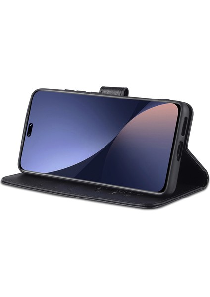 Xiaomi 13 Lite/civi 2 5g Stand Telefon Kapağı Pu Deri+Tpu Cüzdan Telefon Vaka-Black (Yurt Dışından) modelleri