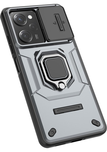 Xiaomi Redmi Için Kickstand Telefon Kılıfı Note 12 Pro 5g/note 12 Pro Speed ​​5g, Pc+Tpu Slayt Kamera Koruma Kapağı Grey (Yurt Dışından) fiyatları