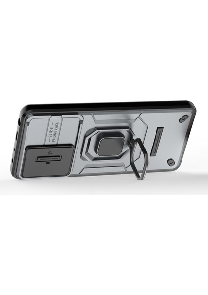 Xiaomi Redmi Için Kickstand Telefon Kılıfı Note 12 Pro 5g/note 12 Pro Speed ​​5g, Pc+Tpu Slayt Kamera Koruma Kapağı Grey (Yurt Dışından) modelleri