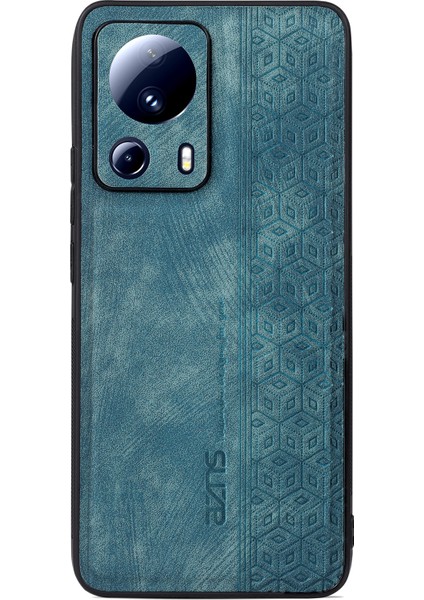 Xiaomi 13 Lite/civi 2 5g Çizelge Anti-Çizelge Telefon Kılıfı Baskılı Pu Deri Kaplamalı Tpu Arka Kapak Yeşil (Yurt Dışından)