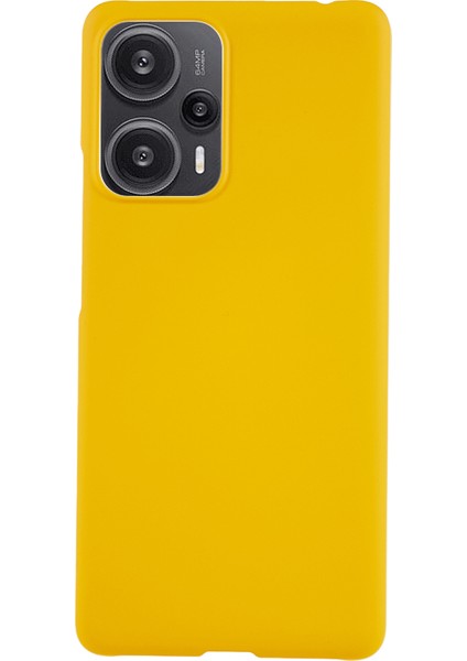 Xiaomi Için Redmi Note 12 Turbo/poco F5 5g Kalu Telefon Kılıfı Çizilmeye Dayanıklı Sabit Pc Arka Kaplama Sarı (Yurt Dışından)