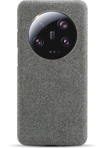 Xiaomi 13 Ultra, Kumaş+Sert Pc Koruyucu Telefon Kapak-Grey Için Çizgiye Karşı Cep Telefonu Kılıfı (Yurt Dışından) fiyatları