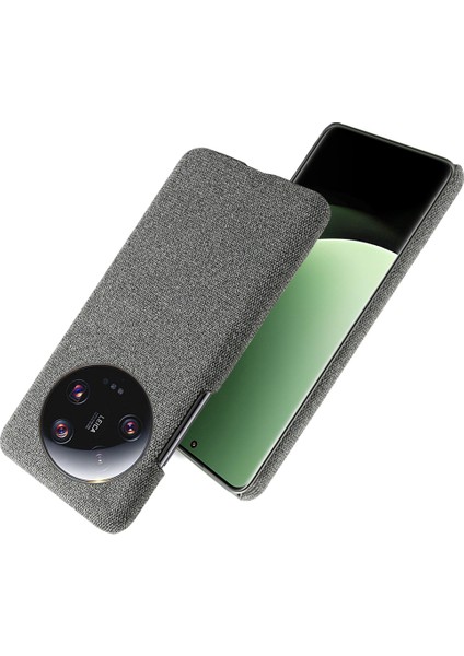Xiaomi 13 Ultra, Kumaş+Sert Pc Koruyucu Telefon Kapak-Grey Için Çizgiye Karşı Cep Telefonu Kılıfı (Yurt Dışından) indirimleri