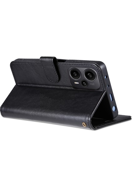 Xiaomi Redmi Için Note 12 Turbo/poco F5 5g Cep Telefon Kılıfı Tpu+Pu Deri Telefon Kapağı Cüzdan Telefon Kabuk Black (Yurt Dışından) fırsatları