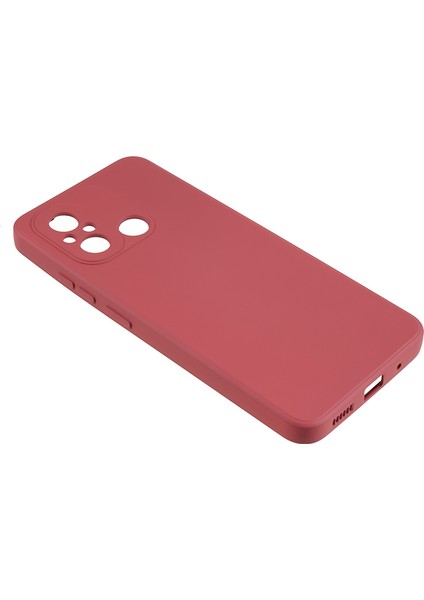 Xiaomi Redmi 12C 4g Için Ka Tpu Telefon Kılıfı Fiber Astar Çekme Kanıtı Koruyucu Kapak Hawthorn Kırmızı (Yurt Dışından) fırsatları