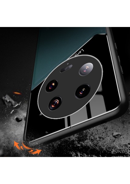 Xiaomi 13 Ultra Koruyucu Kapak Pu Deri Kaplamalı Tpu+Pc Telefon Kılıfı Metal Metal Kırmızı (Yurt Dışından) fırsatları