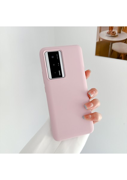 Xiaomi Için Redmi K60 5G/K60 Pro 5g/poco F5 Pro 5g Anti-Çizelge Astar Telefon Kılıfı Sıvı Silikon+Pc Kapak Kabuk Pembe (Yurt Dışından)
