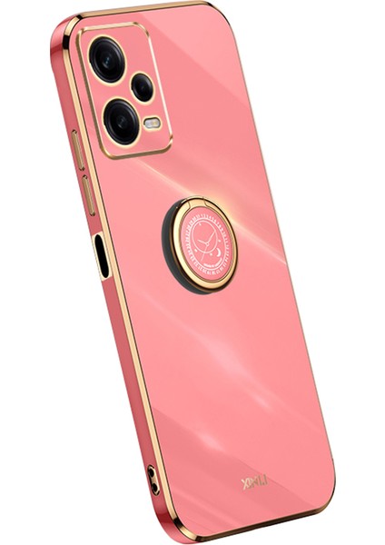 Xiaomi Redmi Için Xinli Tpu Kılıfı Note 12 5g (Global), Ring Kickstand Elektrküze Telefon Kapak-Kırmızı (Yurt Dışından)