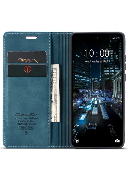 Xiaomi Redmi Için 12C 4G/11A 4g Stand Telefon Kapağı Pu Deri Cüzdan Damla Geçirmez Kasa Mavisi (Yurt Dışından) fiyatları