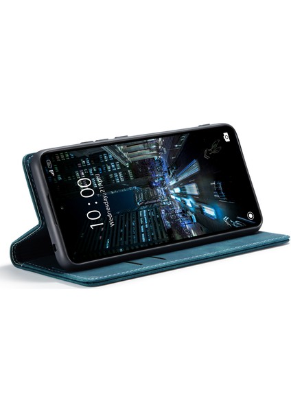 Xiaomi Redmi Için 12C 4G/11A 4g Stand Telefon Kapağı Pu Deri Cüzdan Damla Geçirmez Kasa Mavisi (Yurt Dışından) modelleri