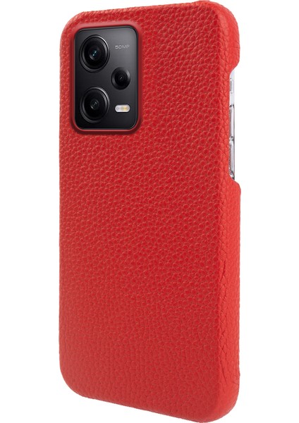 Xiaomi Redmi Için Note 12 Pro 5g/note 12 Pro Speed ​​5g/poco X5 Pro 5g Telefon Kılıfı Orijinal Inek Deri Kaplamalı Pc Manyetik Kabuk-Kırmızı (Yurt Dışından) fiyatları