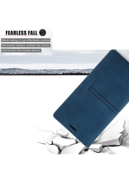 Xiaomi 13 Lite/civi 2 5g Telefon Standı Pu Pu Deri Folio Flip Cüzdan Telefon Kapak Blue (Yurt Dışından) indirimleri
