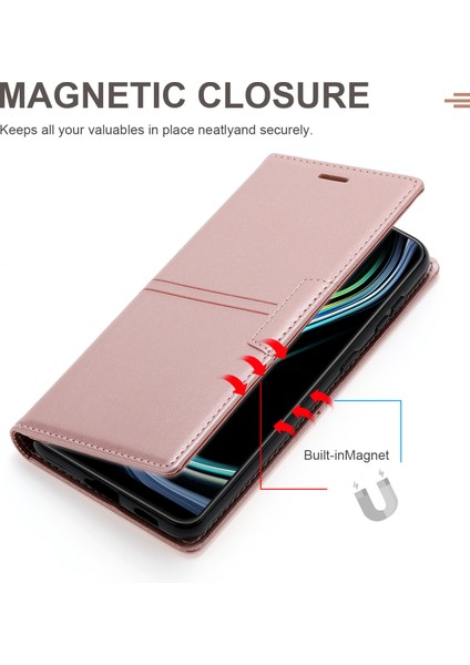 Xiaomi Için 13 Lite/civi 2 5g Telefon Stand Pu Pu Deri Folio Flip Cüzdan Telefon Kapak Gil Altın (Yurt Dışından) fiyatları