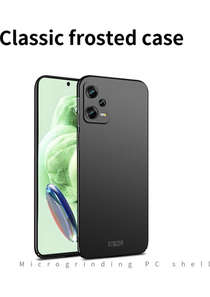 Xiaomi Redmi Için Kalkan Not 12 5g (Global) Sabit Pc Telefon Kılıf Mat Finger Precrint Kapak-Kırmızı (Yurt Dışından) fiyatları