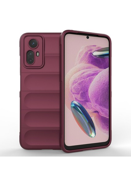 Xiaomi Için Redmi Note 12S 4g Telefon Kabuğu Yumuşak Tpu Cep Telefon Kılıfı Şok Emici Koruyucu Kapak-Kırmızı (Yurt Dışından)