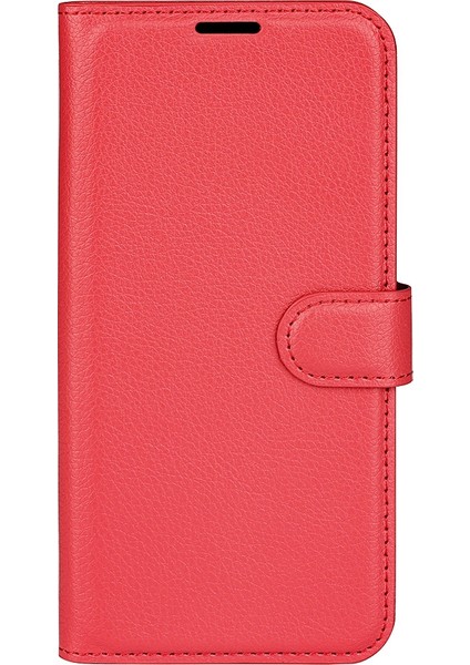 Xiaomi Için Redmi A1+ 4g/a2+ 4g/poco C50 4g Litchi Doku Folio Flip Telefon Kapağı Standı Cüzdan Pu Deri+ Tpu Kasa-Kırmızı (Yurt Dışından) indirimleri