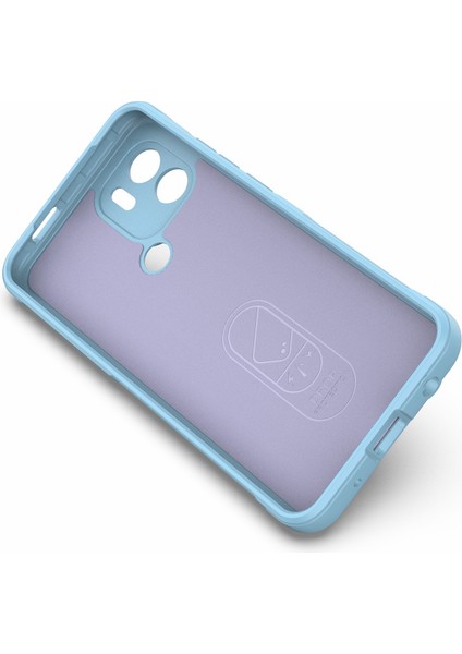 Xiaomi Redmi A1+ 4g/a2+ 4g/poco C50 4g Sağlam Esnek Tpu Telefon Geri Kapak Anti-Drop Anti-Drop Akıllı Telefon Vaka Baby Blue (Yurt Dışından)
