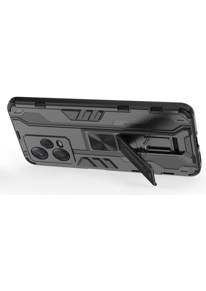 Xiaomi Redmi Için Note 12 Pro 5g Hibrid Yumuşak Tpu Hard Pc Kaymaz Koruyucu Kasa Kickstand Anti-Cratch Telefon Kapak-Siyah (Yurt Dışından) modelleri