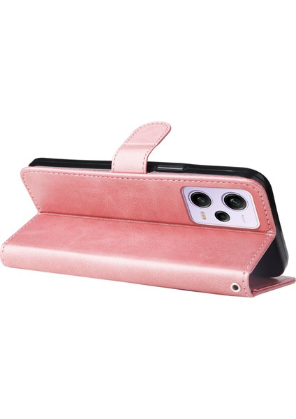 Buzağı Dokusu Xiaomi Redmi Için Telefon Kılıfı Not 12 Pro 5g /not 12 Pro Speed ​​5g /poco X5 Pro 5g, Pu Deri Fermuar Cep Flip Cüzdan Kapağı Stand-Pink ile (Yurt Dışından) indirimleri