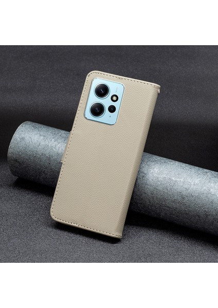 Xiaomi Için Cüzdan Kapağı Redmi Not 12 4g Pu Deri Litchi Doku Dikkatli Stand Telefon Kılıfı Strap-Grey (Yurt Dışından) indirimleri