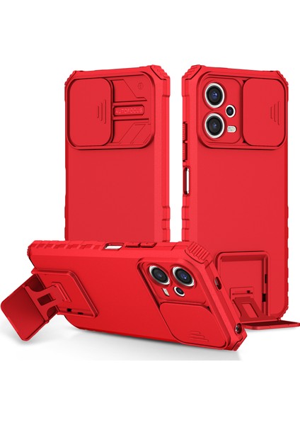 Xiaomi Redmi Için Note 12 5g (Hindistan)/poco X5 5g Pc+Tpu Kickstand Telefon Kılıfı (Yurt Dışından)