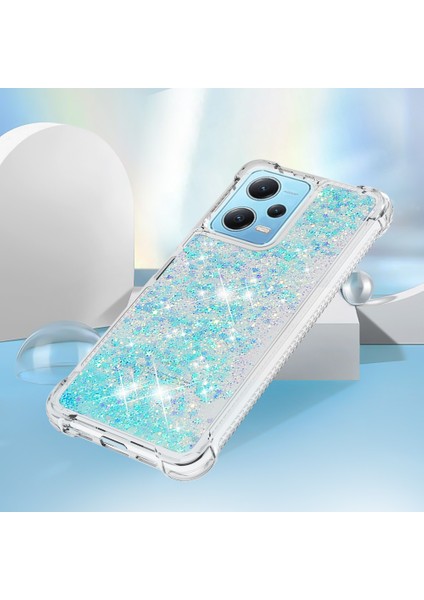 Xiaomi Için Redmi Note 12 4g Parıltılı Akan Sıvı Kasa Yumuşak Tpu Şok Geçirmez Telefon Kapak-Mavi/pentagram (Yurt Dışından) indirimleri