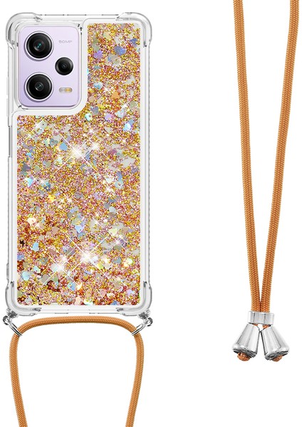 Xiaomi Redmi Için Note 12 Pro 5g/note 12 Pro Speed ​​5g/poco X5 Pro 5g Anti-Drop Telefon Kılıfı Tpu Kradard-Gold/hearts (Yurt Dışından) fiyatları