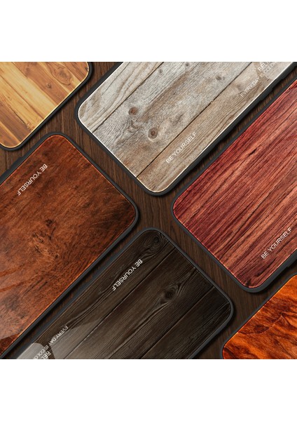 Xiaomi Için Redmi Note 12 Turbo/poco F5 5g Ahşap Desen Telefon Kılıfı Tpu Çerçeveli Temsilli Cam Geri Kapak Kırmızısı (Yurt Dışından) indirimleri