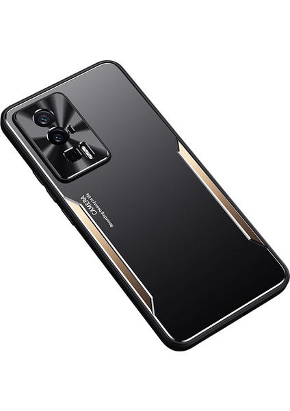 Xiaomi Redmi K60 5G/K60 Pro 5g/poco F5 Pro 5g Alüminyum Alaşım+Tpu Telefon Kılıfı Anti-Düşme Kabuk-Altın (Yurt Dışından)