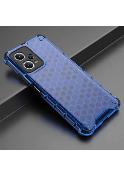 Xiaomi Redmi Için Note 12 5g (Hindistan)/poco X5 5g Petek Dokusu Şok Geçirmez Tpu+Pc Case Telefon Geri Kapak Blue (Yurt Dışından) fırsatları