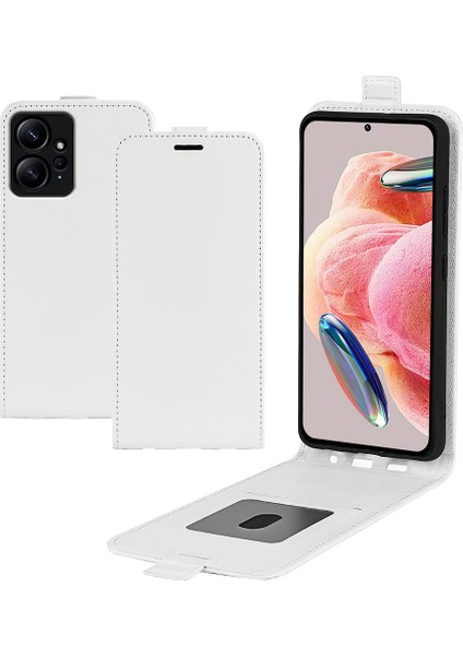Xiaomi Için Redmi Not 12 4g Dikey Flip Telefon Kılıf Çılgın At Doku Kartı Tutucu Pu Deri Koruyucu Kapak-Beyaz (Yurt Dışından) indirimleri