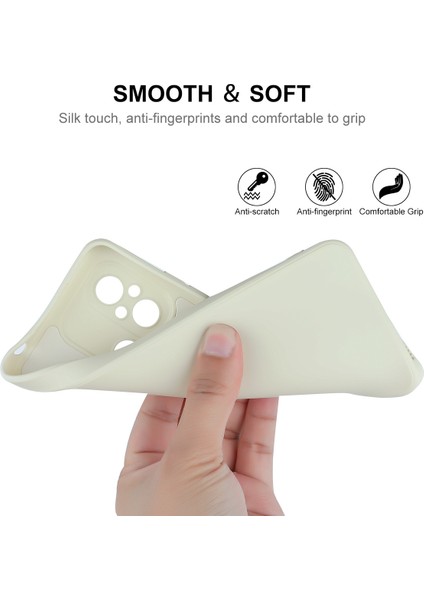 Xiaomi Poco C55 4g/redmı 12C 4g Sıvı Silikon Kılıf Düz Kenar Kamera Koruma Telefon Kapak Black (Yurt Dışından) modelleri