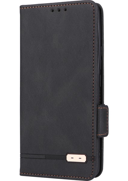 Xiaomi Için Pu Deri Telefon Kılıfı 13 Lite/civi 2 5g, Donanım Dekoru Çift Manyetik Toka Cüzdan Stand Telefon Kapak Black (Yurt Dışından) indirimleri
