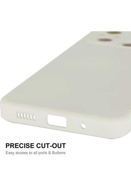 Xiaomi Poco C55 4g/redmı 12C 4g Sıvı Silikon Kılıf Düz Kenar Kamera Koruma Telefon Kapak Black (Yurt Dışından) indirimleri