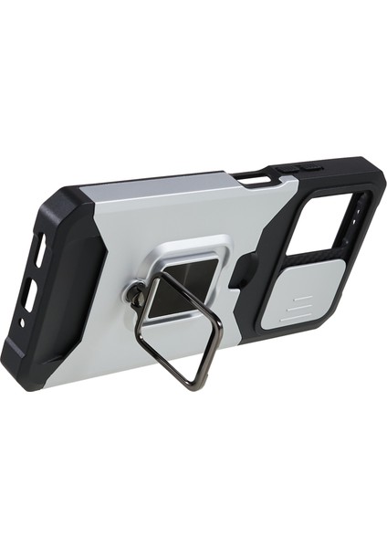 Xiaomi Redmi Için Kickstand Telefon Kılıfı Not 12 5g (Çin)/(Hindistan)/(Global)/poco X5 5g, Pc+Tpu Kart Tutucu Telefon Kapağı Slayt Kameralı Kameralı (Yurt Dışından)