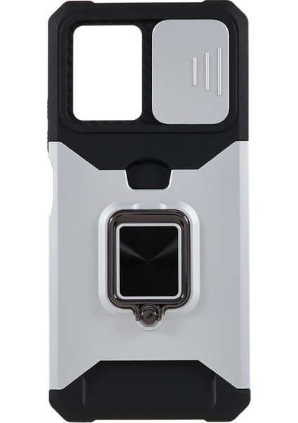 Xiaomi Redmi Için Kickstand Telefon Kılıfı Not 12 5g (Çin)/(Hindistan)/(Global)/poco X5 5g, Pc+Tpu Kart Tutucu Telefon Kapağı Slayt Kameralı Kameralı (Yurt Dışından)