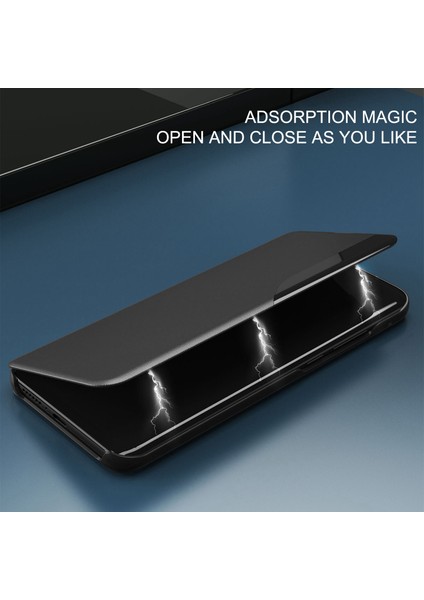 Xiaomi Redmi Için Not 11T Pro 5g/not 11T Pro+ 5g/not 12T Pro 5g/poco X4 Gt 5g/redmı K50I 5g Net Görünüm Deri Flip Telefon Kılıf Damla Dirençli Kapak Stand-Red ile (Yurt Dışından)