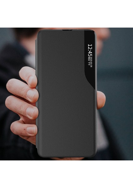 Xiaomi Redmi Için Not 11T Pro 5g/not 11T Pro+ 5g/not 12T Pro 5g/poco X4 Gt 5g/redmı K50I 5g Net Görünüm Deri Flip Telefon Kılıf Damla Dirençli Kapak Stand-Red ile (Yurt Dışından)