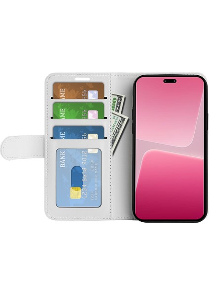 Xiaomi Için Flip Cover 13 Lite/civi 2 5g Pu Deri Deri Cüzdan Çılgın At Doku Stand Telefon Kılıfı-Beyaz (Yurt Dışından) fiyatları