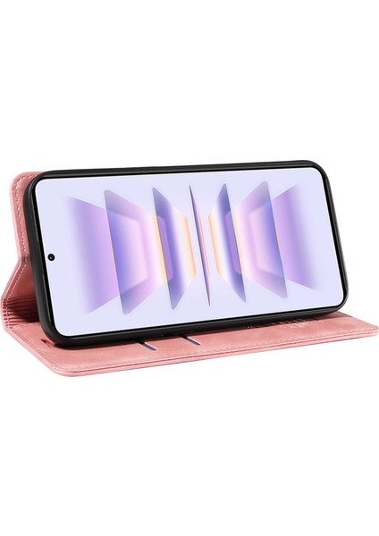 Xiaomi Için Redmi K60 5G/K60 Pro 5g/poco F5 Pro 5g Folio Flip Pu Deri Rfıd Çocucu The Flow Case-Pınk (Yurt Dışından) modelleri