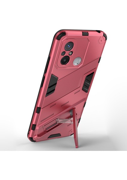 Xiaomi Poco C55 4g/redmı 11A 4G/12C Için Kickstand Tpu+Pc Koruyucu Kapak Rosesi (Yurt Dışından)