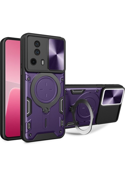 Xiaomi 13 Lite/civi 2 5g Pc+Tpu Slayt Kameralı Kapak Halkası Kickstand Telefon Vaka Doğru (Yurt Dışından)