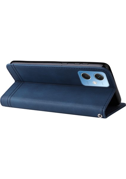 Xiaomi Için Redmi Note 12 5g (Global)/(Hindistan)/(Çin)/poco X5 5g Pu Deri Telefon Kılıfı Baskalı Çizgiler Cilt Touch Stand Cüzdan Folio Cover Blue (Yurt Dışından) indirimleri